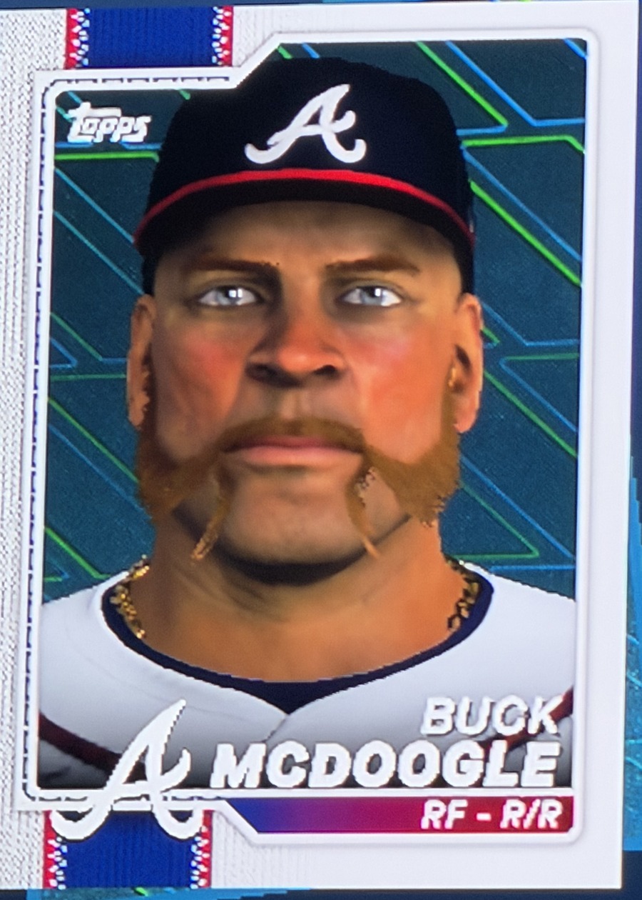 Buck McDoogle baseball card portrait